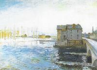 Alfred Sisley, Le Pont de Moret et les Moulins